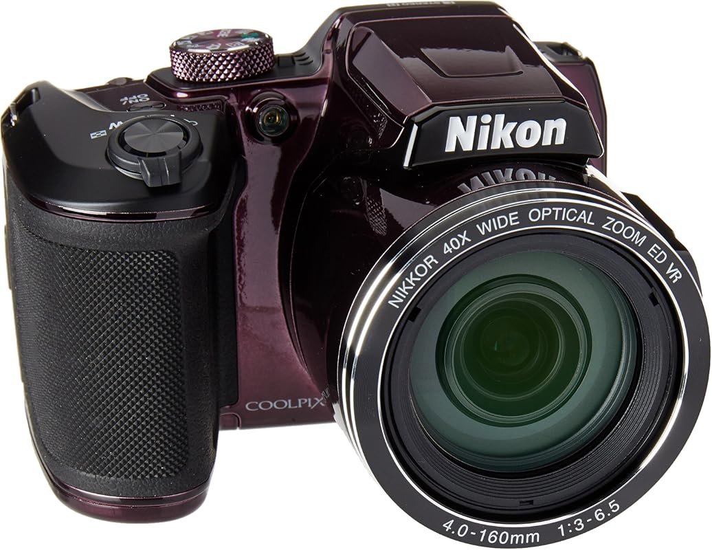 Nikon B500 16MP Point‑Shoot Camera with 40× Optical Zoom, easy‑share f