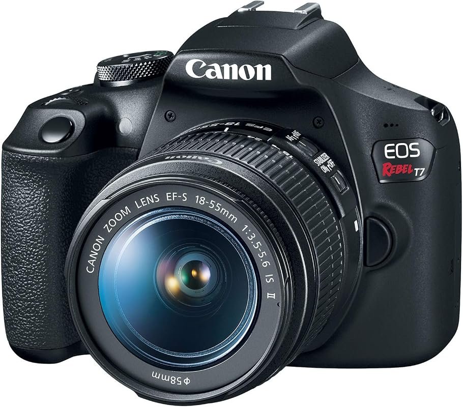 Renewed Canon EOS Rebel T7 DSLR with 18‑55mm Lens, 24.1 MP APS‑C Senso
