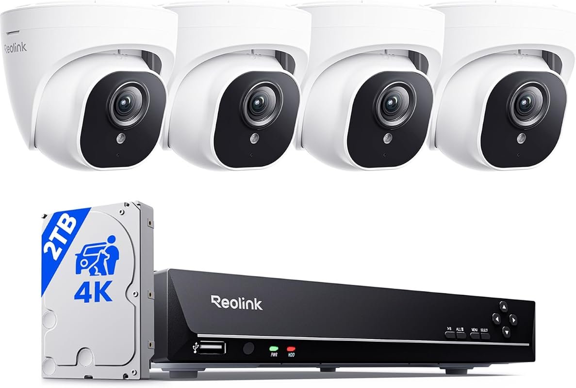 REOLINK 8‑Channel Home Security Camera System offering 4K/8MP resoluti