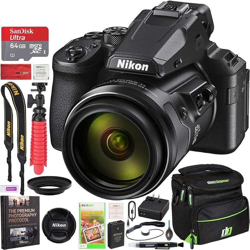 Nikon COOLPIX P950 compact camera bundle offers 83x optical zoom, Deco