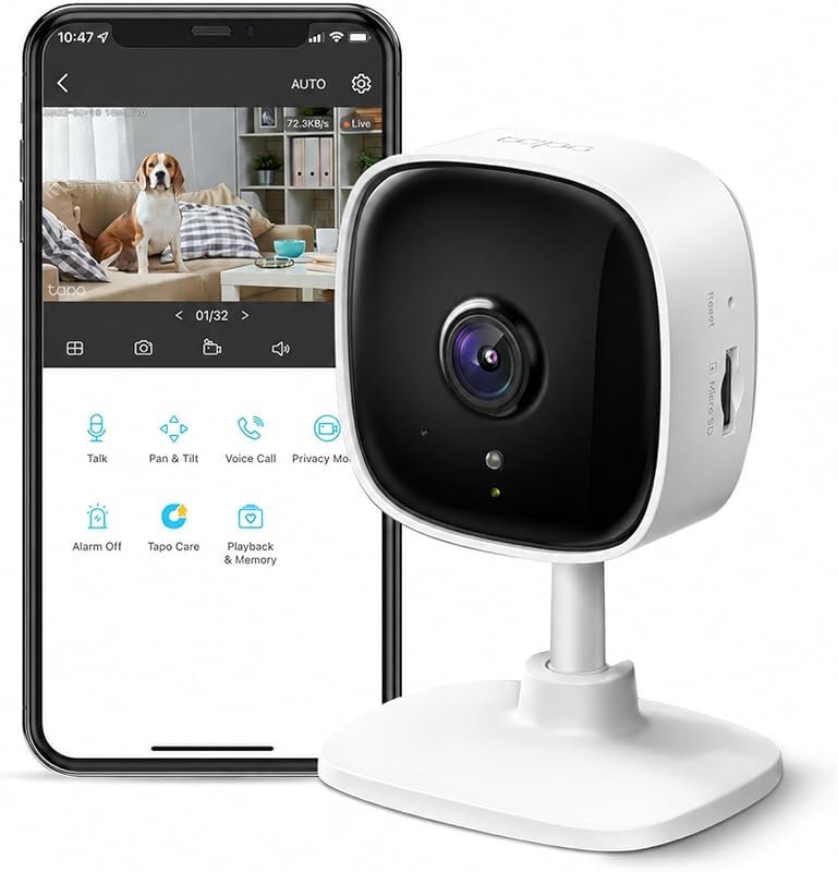 TP-Link Tapo C100 1080p Indoor Wired Security Camera – baby monitor an