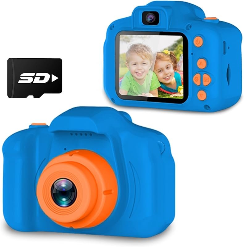 Seckton Upgraded Kids Selfie Camera – HD Video, 1080P Recording, Brigh