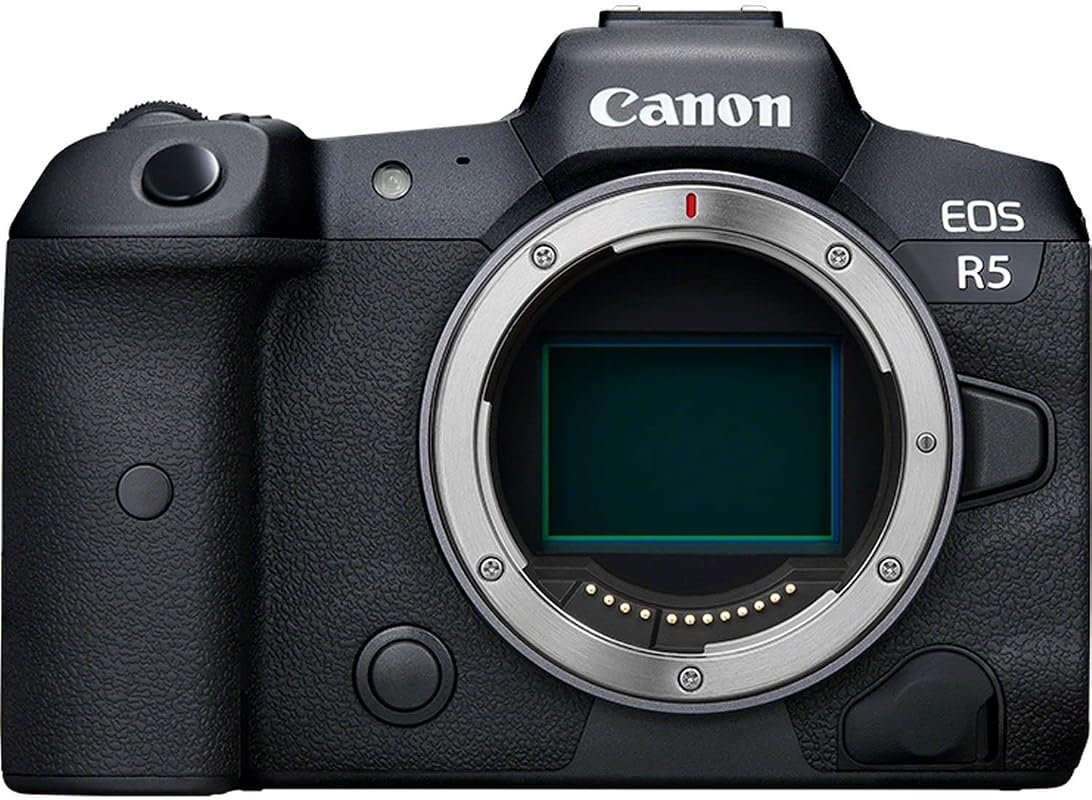 Canon EOS R5 Mirrorless Body‑Only Full‑Frame Camera, 45 MP CMOS Sensor