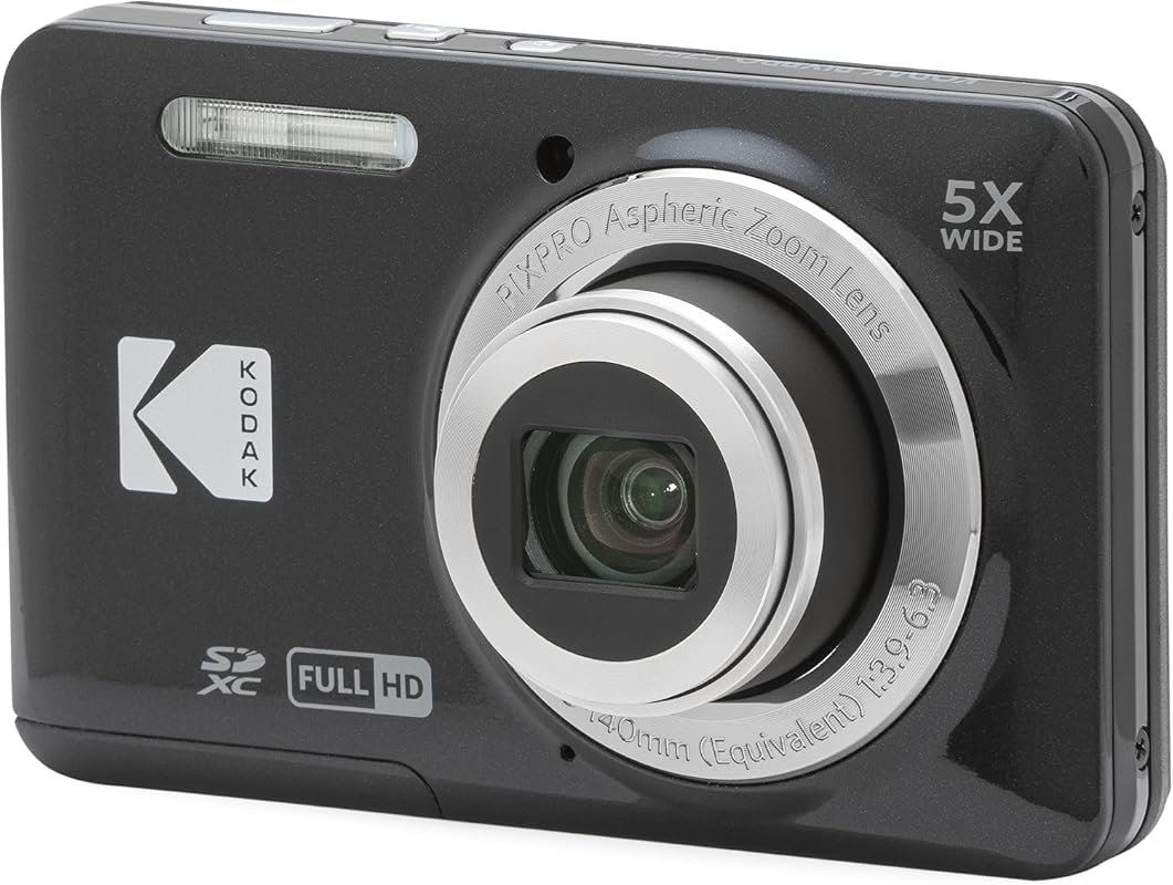Kodak PIXPRO FZ55 Compact Digital Camera with 16MP Sensor, 5× Optical 