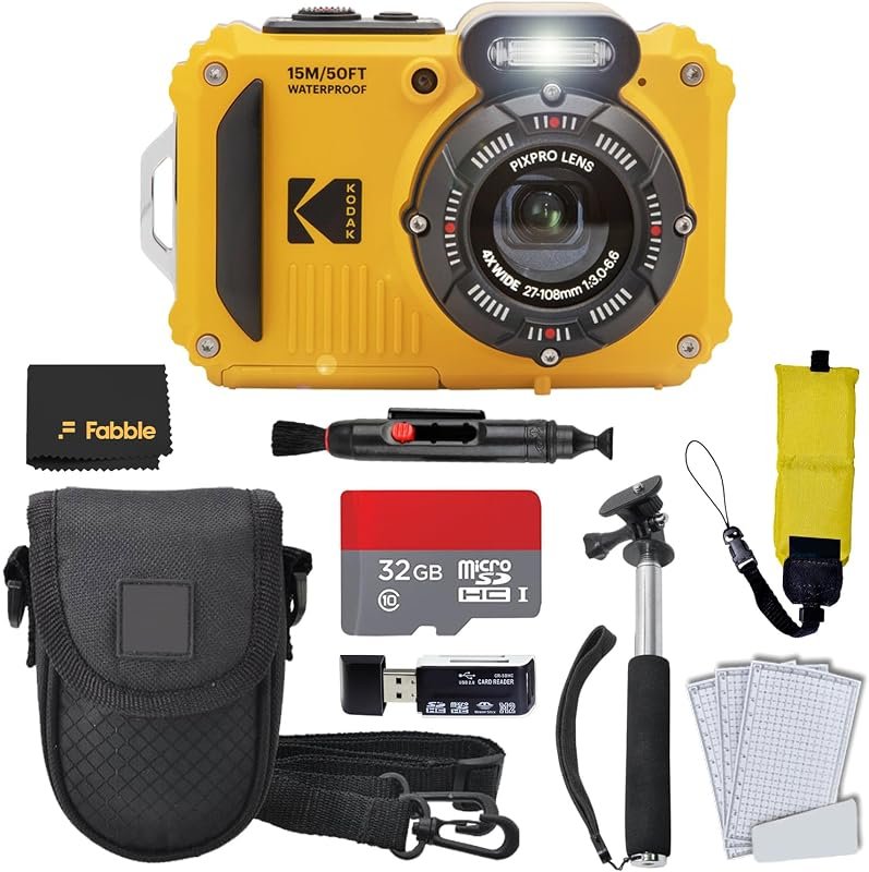 Kodak PIXPRO WPZ2 Waterproof Camera – 16MP, 4× Optical Zoom, 1080p Vid