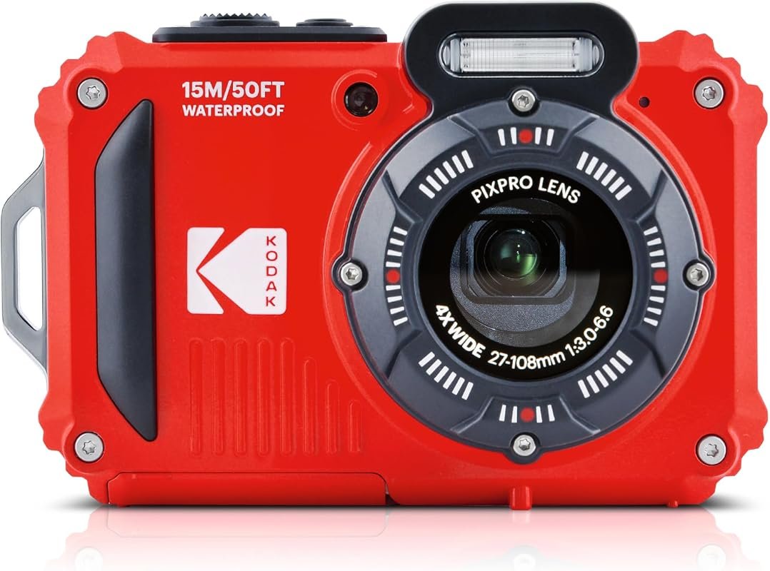 Kodak PIXPRO WPZ2 Waterproof Digital Camera – 16MP, 15m Depth Rating, 