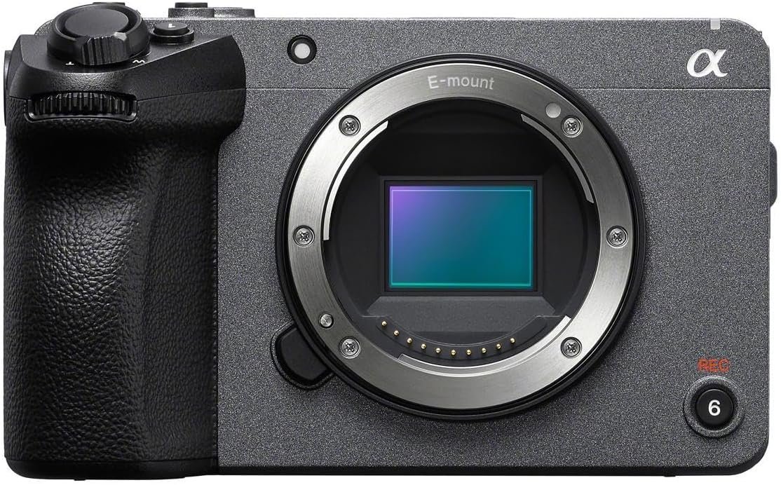 Sony FX30 Super 35mm Cinema Camera in gray, provides 4K30p video, 10‑b