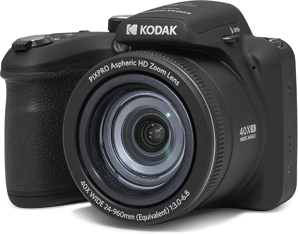 Kodak PIXPRO AZ405 Digital Camera – 20MP Sensor, 40× Optical Zoom, AA 