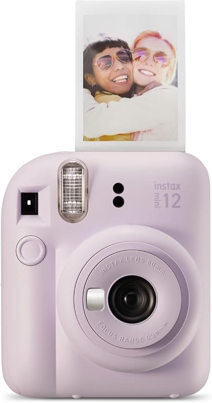 Fujifilm Instax Mini 12 Instant Camera in Lilac Purple – Compact, Fun,