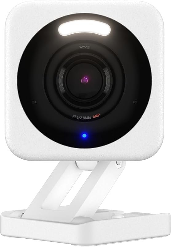 WYZE Cam v4 2.5K AI Indoor/Outdoor Camera with Color Night Vision, Bab