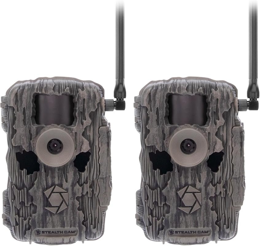 Stealth Cam Fusion Max Cellular Trail Camera 2‑Pack provides 36MP phot