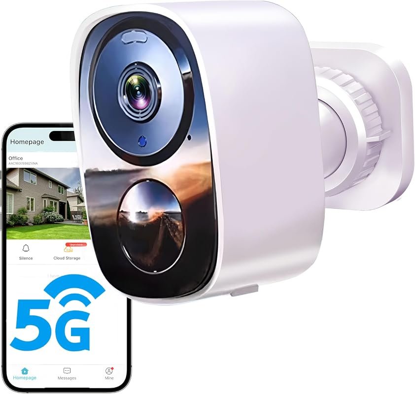 2026 Upgraded 2K Wireless Outdoor Security Camera, Free Cloud Storage,