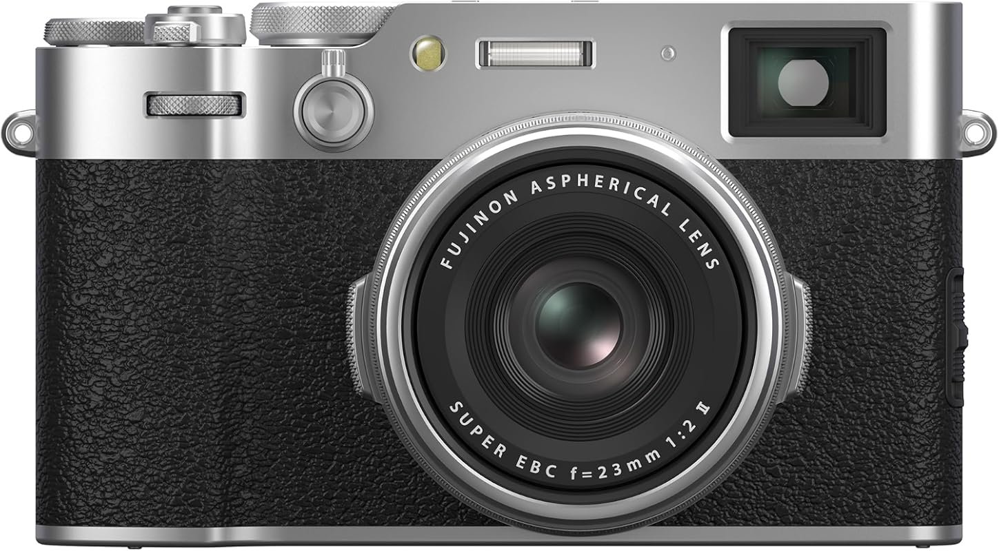 Fujifilm X100VI Digital Camera – Silver Finish, 26MP APS-C sensor, bui