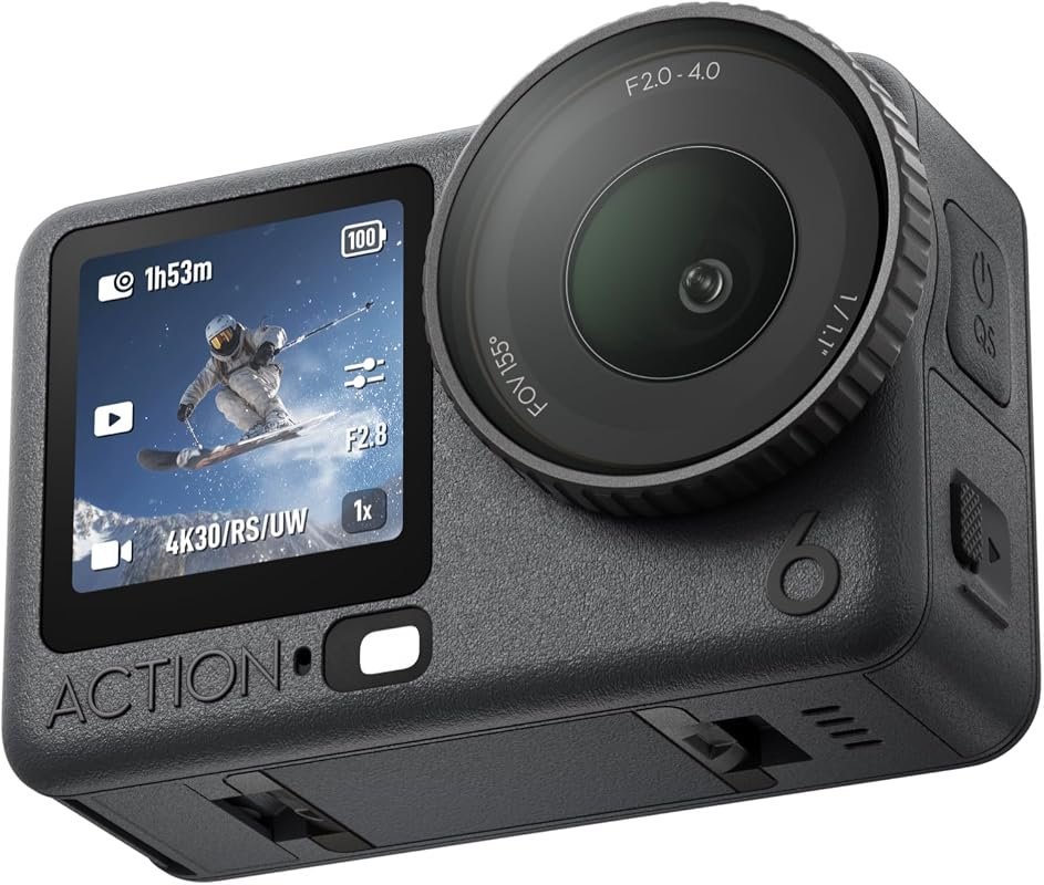 DJI Osmo Action 6 Essential Combo – 8K Waterproof Camera with Front LC