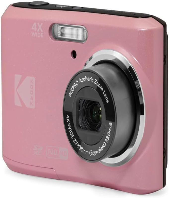 Kodak PIXPRO FZ45 16MP Compact Digital Camera with 4× Optical Zoom, AA