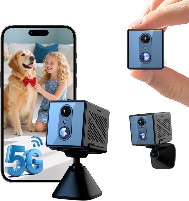 realhide 2026 5GHz WiFi 4K Mini Spy Camera with Night Vision, Motion D
