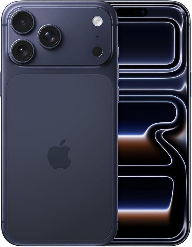 Renewed Apple iPhone 17 Pro Max US 512GB Deep Blue, unlocked, eSIM, 5G