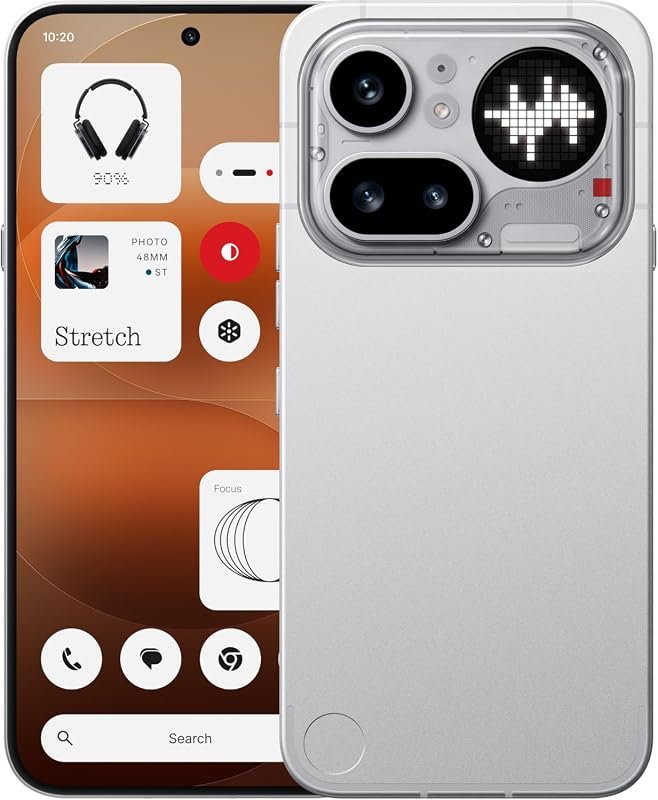 Nothing Phone 4a Pro Unlocked Android 16 with camera, 6.83