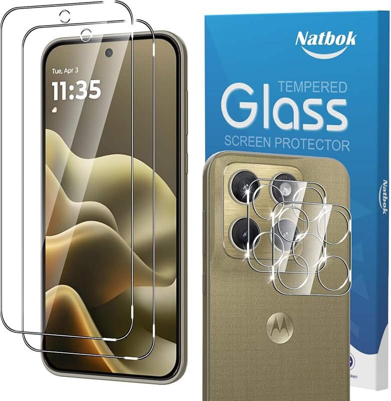 2‑in‑2 Pack for Motorola Edge 2026 9H tempered glass screen protector