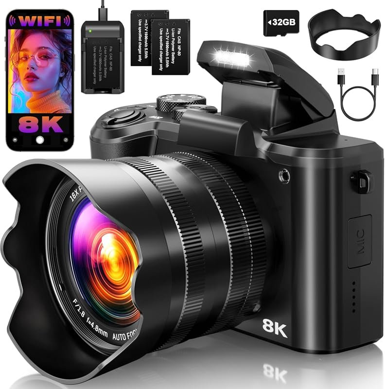 ProVision X8K2026 8K professional camera with 88MP dual‑lens, 16× digi