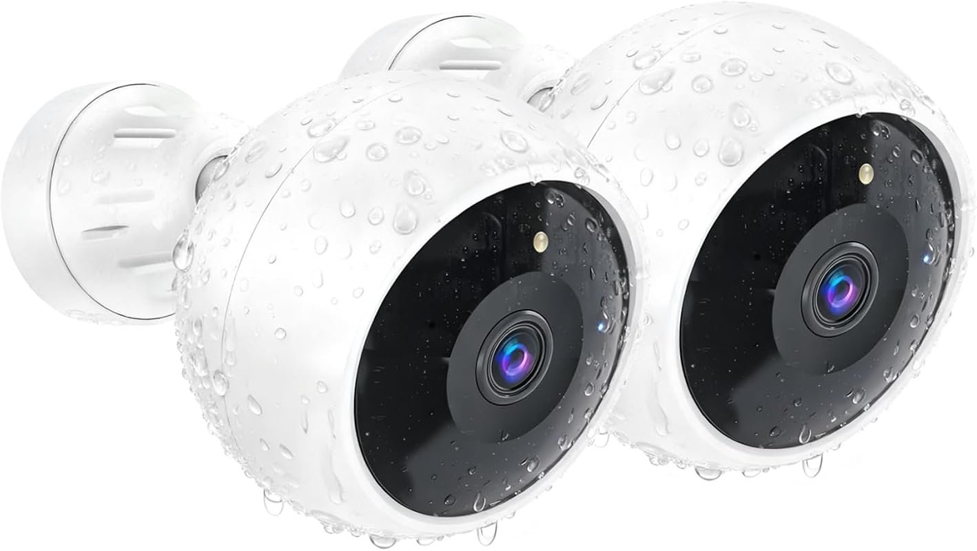 2K Wireless Outdoor Security Camera for Home Protection – Easy Install