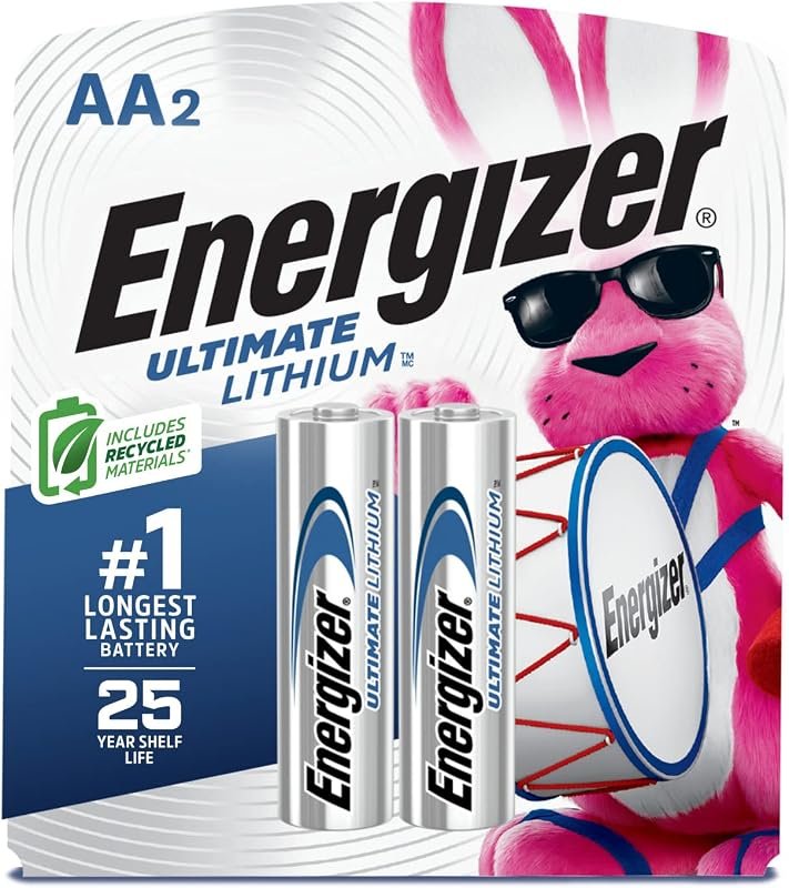 Energizer Ultimate Lithium AA Batteries – 2‑Pack, 1.5V Reliable Power 