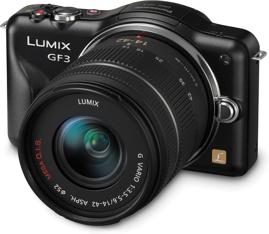 Panasonic Lumix DMC-GF3 12 MP Micro 4/3 Compact System Camera with 3-I