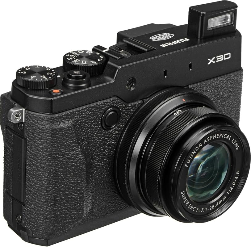 Fujifilm X30 12MP Digital Camera featuring a 3.0‑inch LCD screen, comp
