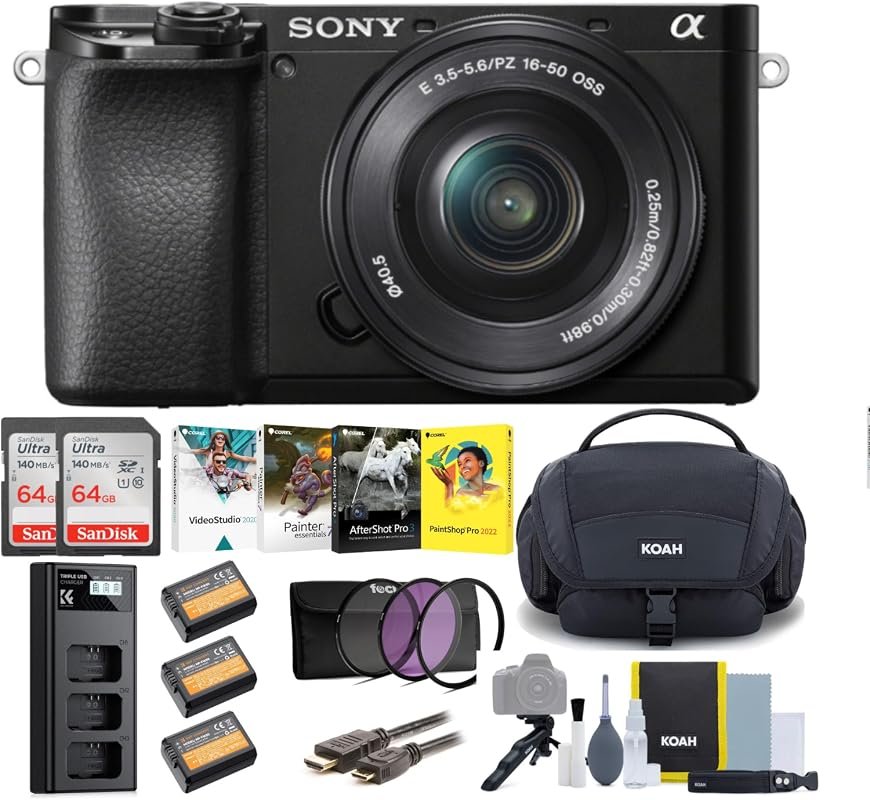 Sony Alpha a6100 APS‑C Mirrorless Interchangeable‑Lens Camera offering