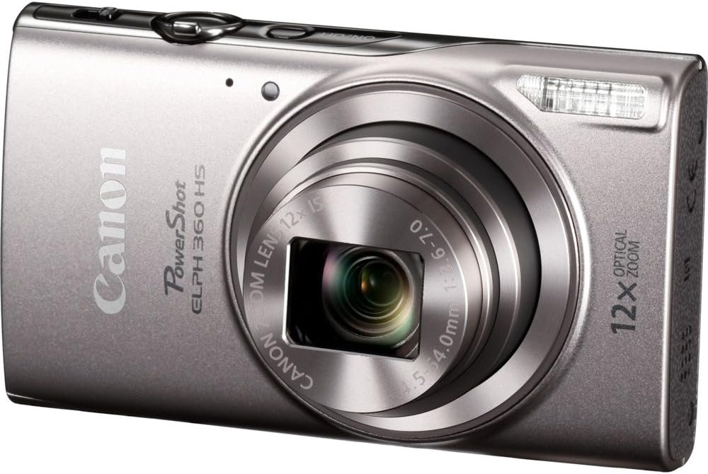 Canon PowerShot ELPH 360 offers 12x optical zoom, image stabilization,