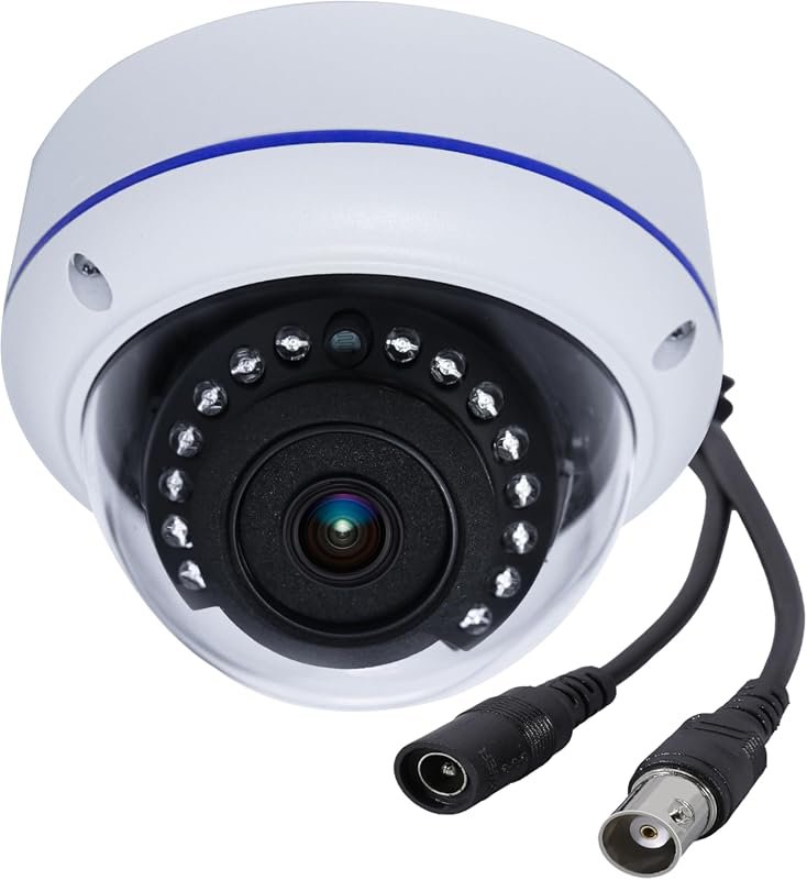 HD 1080P 360° Dome Surveillance Camera, Indoor/Outdoor 4‑in‑1 TVI/AHD/