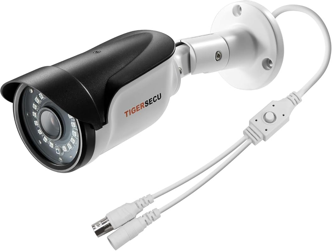 TIGERSECU 2MP Metal Long Range Security Camera for TVI/CVI/AHD/CVBS DV