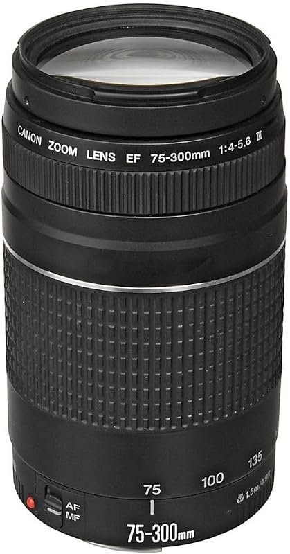 Canon EF 75-300mm f/4-5.6 III Telephoto Zoom Lens for Canon DSLR Camer