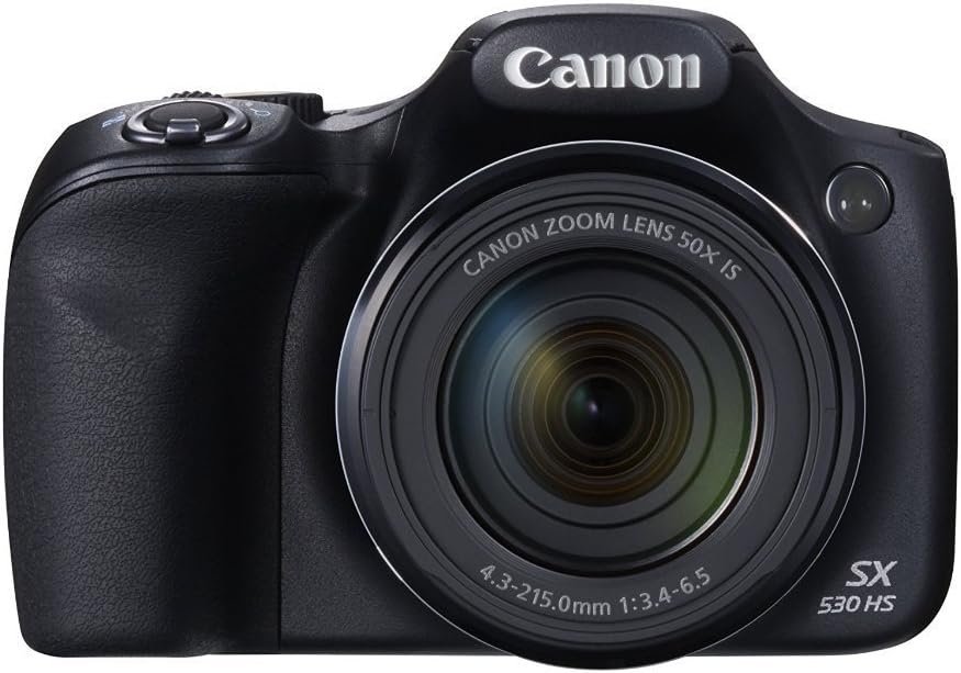 Canon PowerShot SX530 HS 16MP Camera with 50x Optical Zoom, 3‑inch LCD