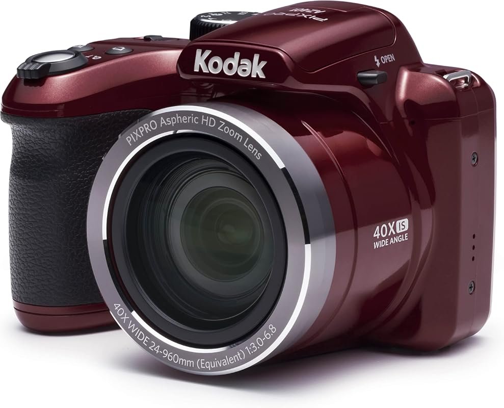 Kodak PIXPRO Astro Zoom AZ401-RD 16MP Point‑and‑Shoot Camera with 40×