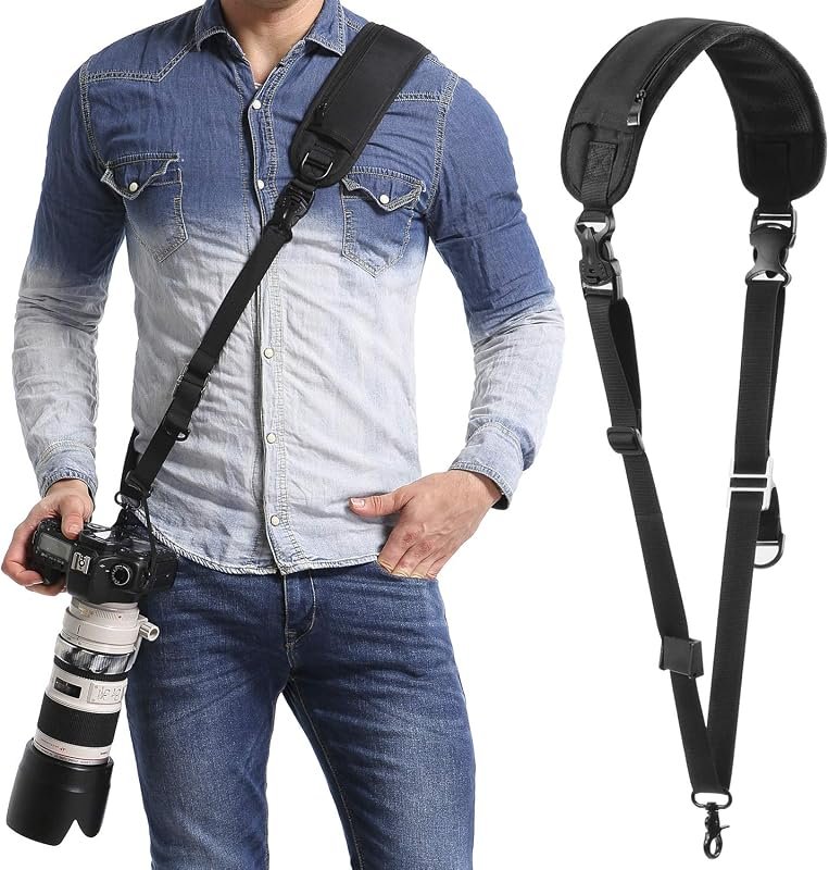 waka Rapid Camera Neck Strap featuring Quick‑Release Connector, Integr