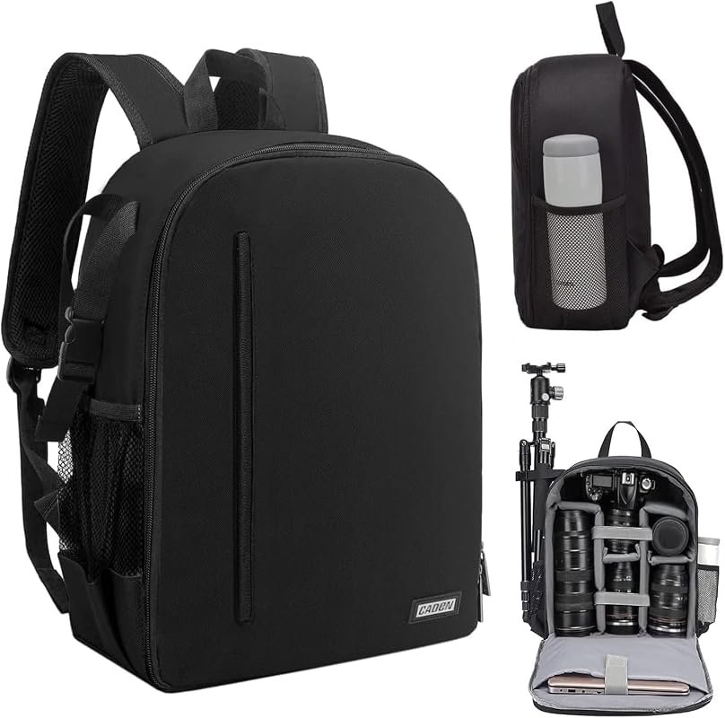 CADeN Waterproof Camera Backpack for DSLR/SLR/Mirrorless, Compatible w