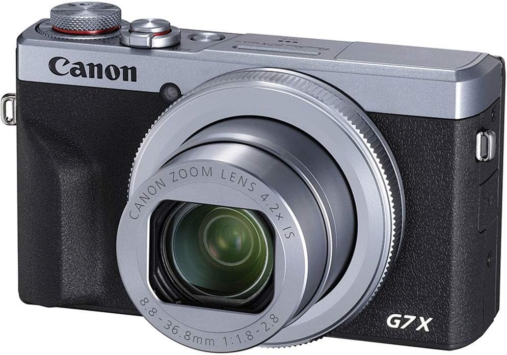 Canon PowerShot G7 X Mark III Lens Kit – Silver, includes wide‑angle l