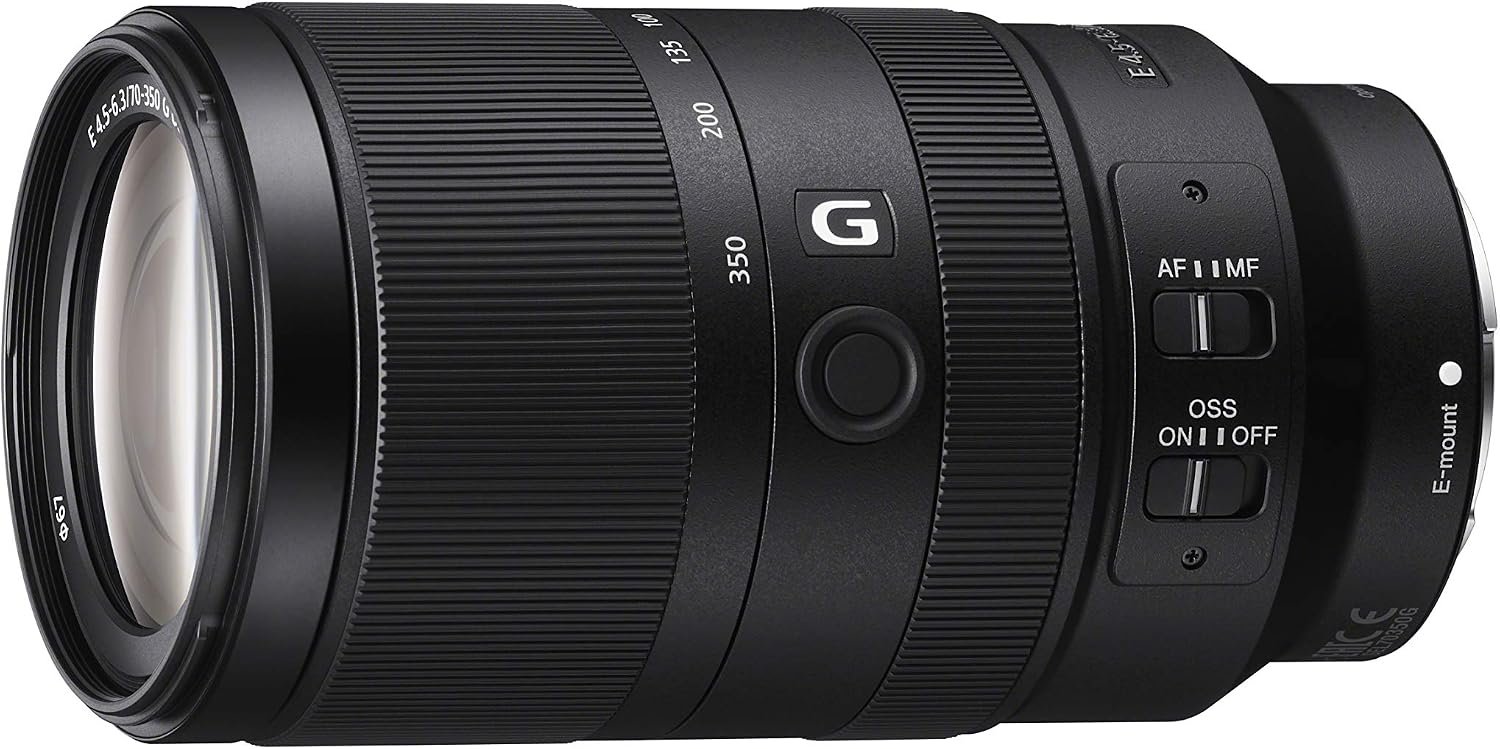 Sony E 70‑350mm f/4.5‑6.3 G OSS Telephoto Lens – Optical SteadyShot, C