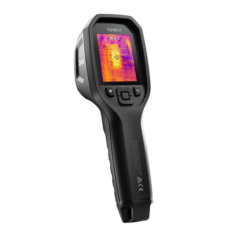 FLIR TG165‑X Thermal Imaging Camera featuring Bullseye laser and Spot 