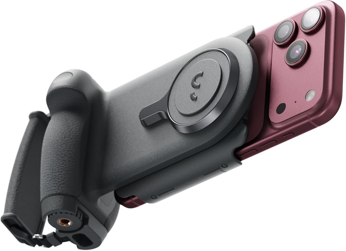 ShiftCam ProGrip Mobile Battery Grip – Built‑in Power Bank, Qi Wireless