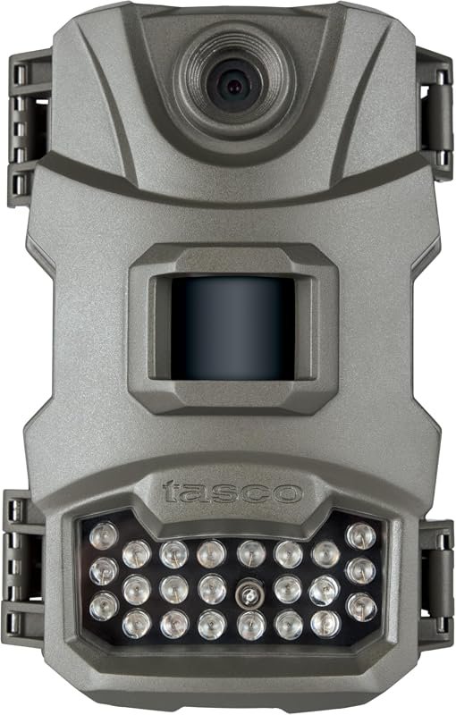 Tasco Trail Camera delivers 12MP photos, low‑glow infrared flash, and 