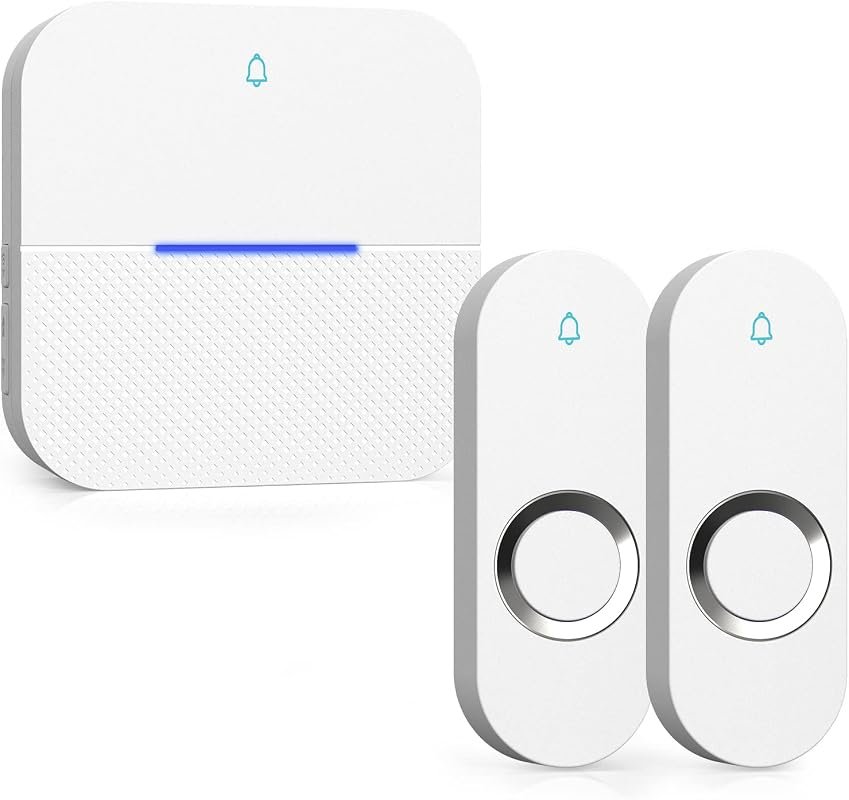 AIDA Lighted Wireless Doorbell – Waterproof, 1000‑ft Range, 5 Volume L
