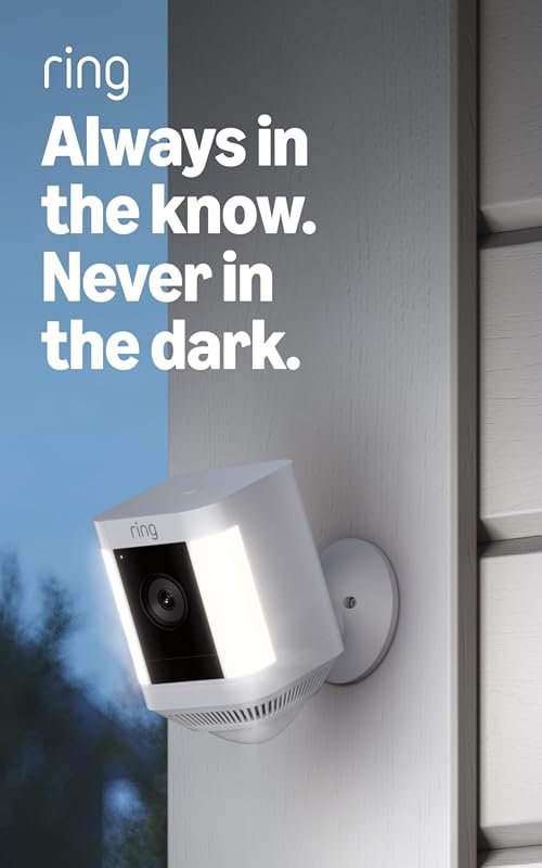 Ring Spotlight Cam Plus battery‑powered camera delivers HD video, two‑