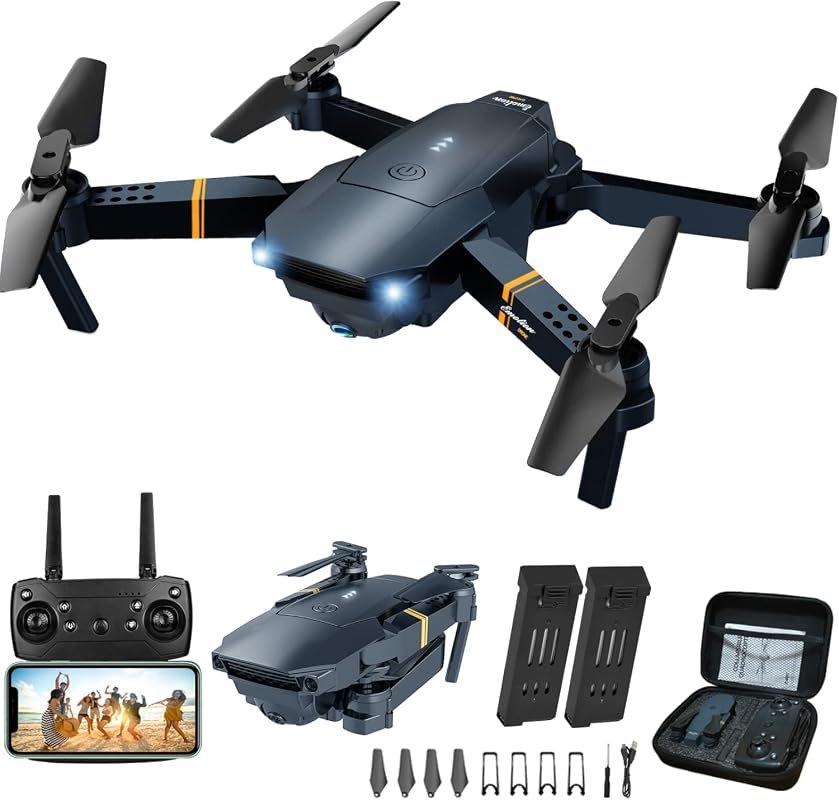 MOCVOO Foldable 1080P FPV Camera Drone for Kids and Adults with One‑Ke