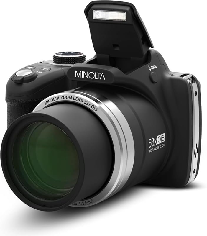 Minolta ProShot MN53Z Camera with 53× Optical Zoom, 16 MP sensor, and