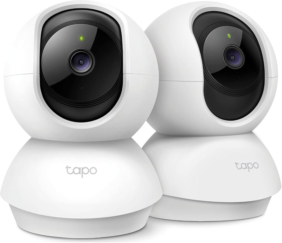 Tapo C210P2 2K pan tilt security camera serves as baby monitor and dog