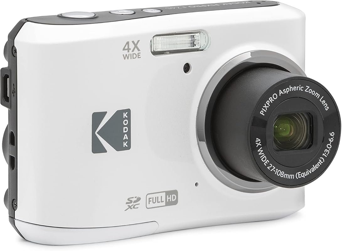 Kodak PIXPRO FZ45 16MP Compact Camera with 4× Optical Zoom, AA Battery
