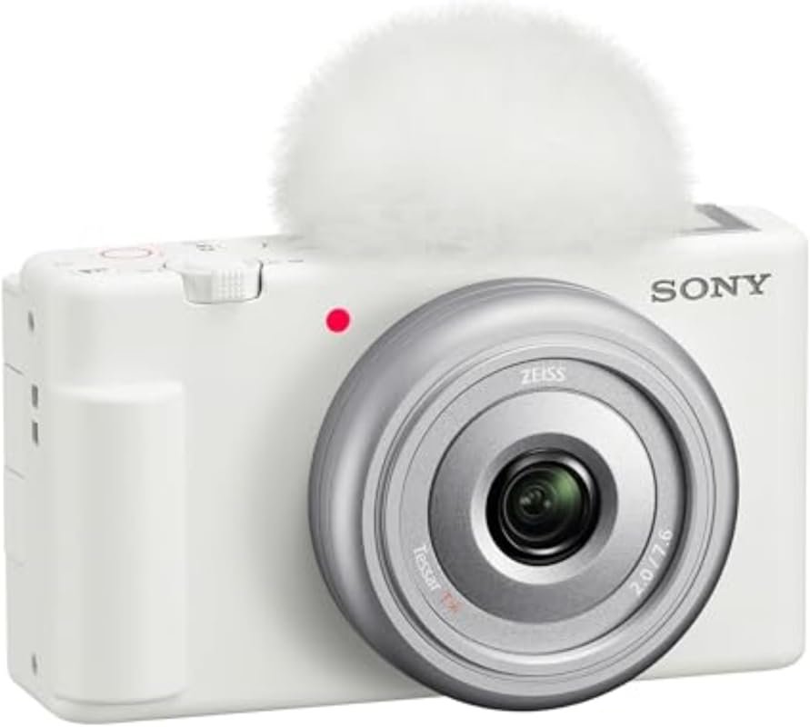 Sony ZV‑1F Compact Digital Camera – 4K Video, 1‑Inch Sensor, Flip‑Up T