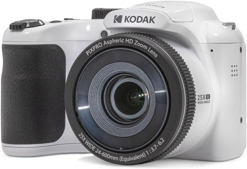 Kodak PIXPRO AZ255 16MP Digital Camera with 25x Optical Zoom, AA Batte